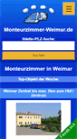 Mobile Screenshot of monteurzimmer-weimar.de